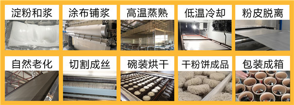 方便粉丝加工过程